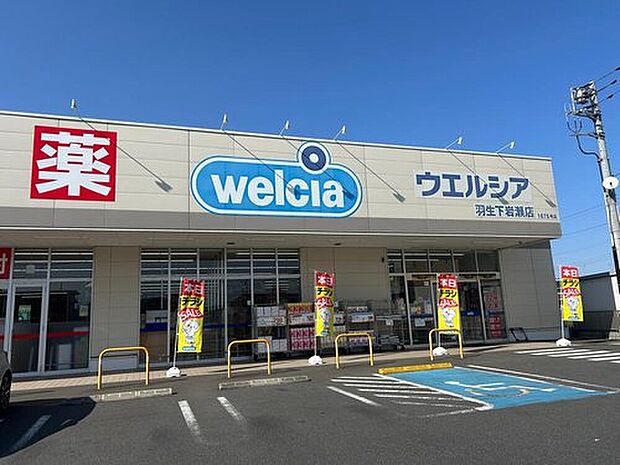 ウエルシア羽生下岩瀬店(約580m)
