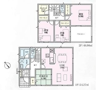 ◇LDK18帖！続き間に4.5帖の洋風和室付き♪来客時にも重宝します☆
◇窓付き2帖のテレワークルーム付き◎多目的に利用可能♪
◇広々バルコニーへは2部屋から出入り可能☆ガーデニングにも◎ 