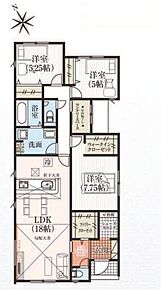 ◎家事動線が考えられた人気の平屋プラン◎水回りの導線や豊富な収納など魅力がたくさん☆ランドリースペース、WIC、ファミリークローゼット有り♪ 