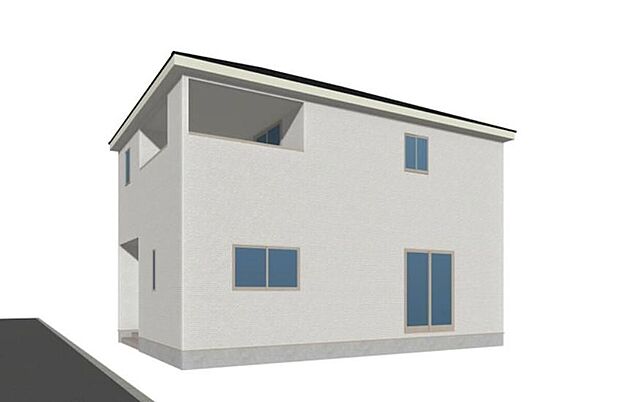 【完成予想図(外観)】【4号棟】当日のご見学予約も承ります。同じものは２つとない「夢のマイホーム」との出会いが待っているかもしれません。