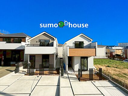 外観施工例　現地と合わせてモデルハウスも是非ご覧ください♪