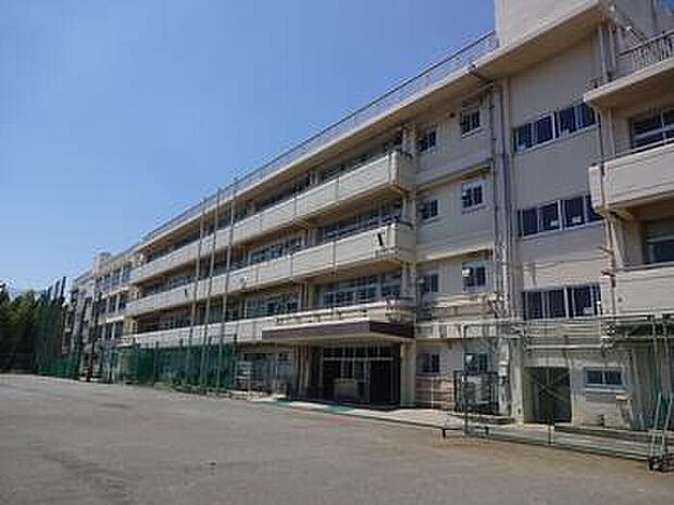 横浜市立都田中学校（約450m）