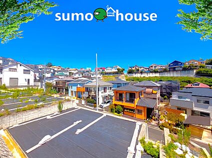 空が青く広く感じられる眺望が自慢です！