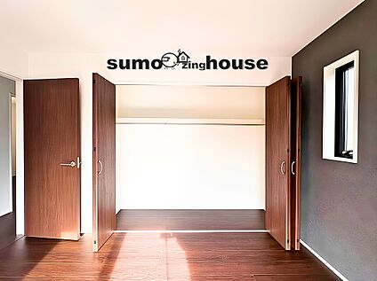 全室大型クローゼット完備