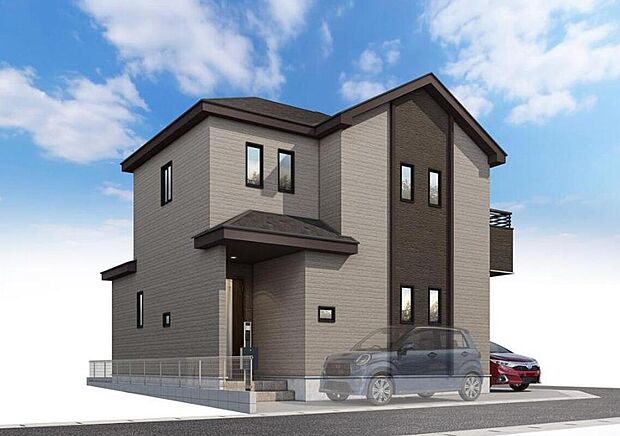 【完成予想パース】
松原市天美西1丁目（限定１区画）の分譲地が新規登場！