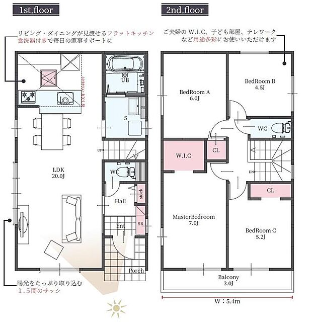 (1号棟)、価格3698万円、4LDK、土地面積86.05m2、建物面積97.58m2