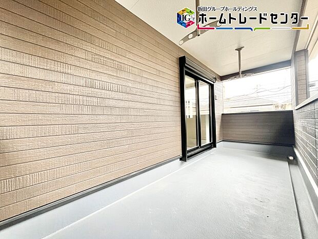 【バルコニー】インナーバルコニーで屋根要らず♪