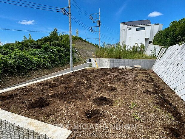 住まいづくりへの期待が膨らむ土地。敷地の様子がわかる現地写真です。※画像は一部CG加工を施しているため、実際の現況と異なる場合があります。現況を優先いたします。