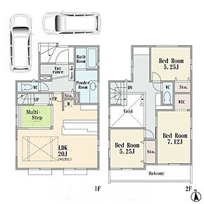 建物プラン間取:3LDK 建物プラン面積:101.44m2 建物プラン価格:1600万円 【区画4】 