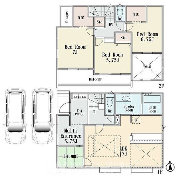 建物プラン間取:3LDK+S 建物プラン面積:100.81m2 建物プラン価格:1500万円 【区画7】