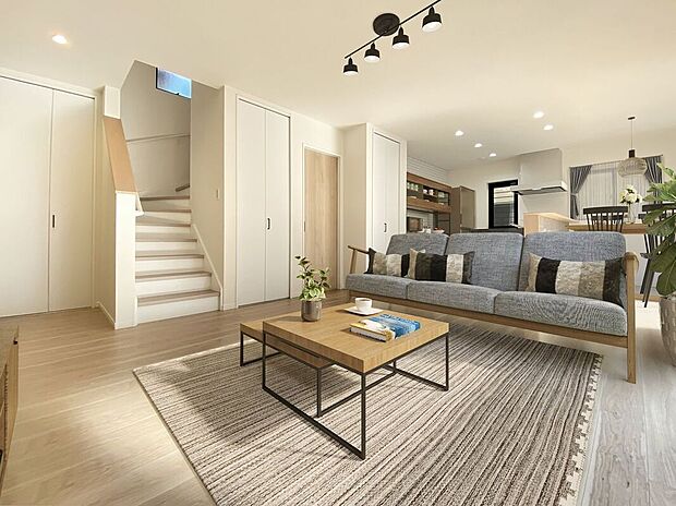 ＼同仕様写真／エアコンや照明、カーテンの開閉までスマホ１つで完結。仕事帰りに操作して帰宅後すぐに快適な空間を堪能することができます。