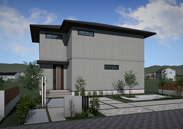 【No.4】家族を身近に感じるLDKにワークスペースを設けた家