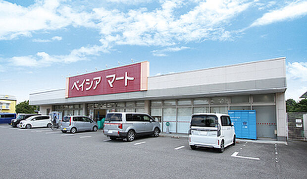 ベイシアまで約400m~500m(徒歩約5~6分)。徒歩圏内にスーパーがあり、日々のお買い物が非常に便利です。