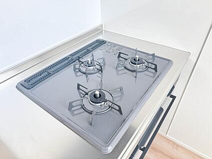 【三口ガスコンロ】