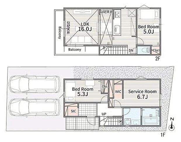 【3LDK】暮らしの快適性・居心地の良い住空間設計です。リビングを中心に、ご家族皆様が充実の暮らしをお送りいただけるプランニングです。