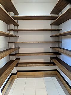 収納力抜群の土間収納