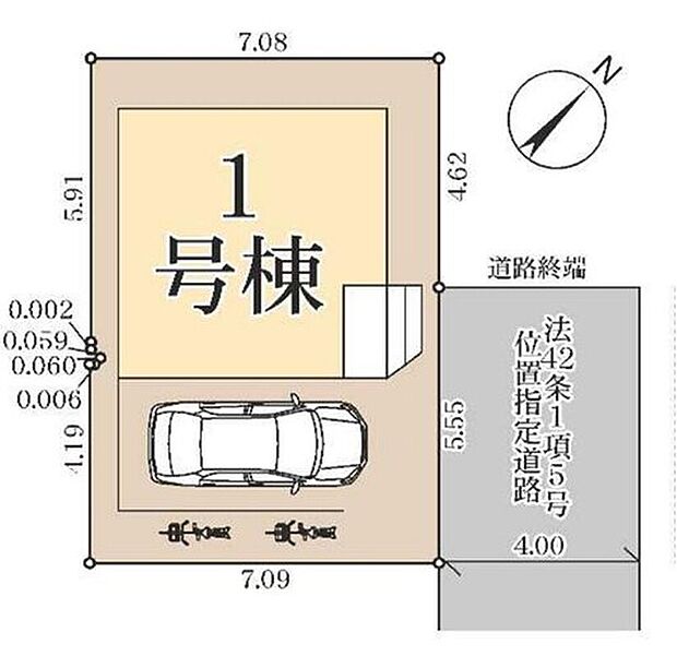 ≪全体区画図≫
ビルトインガレージ付きで、大切なお車を雨風から守ります☆（※車種による）

