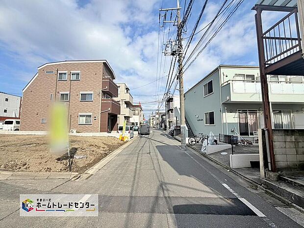【前面道路含む現地写真】≪見学予約ができます!≫
スーパーヤマイチまで徒歩2分の距離で急なお買物も便利です◎