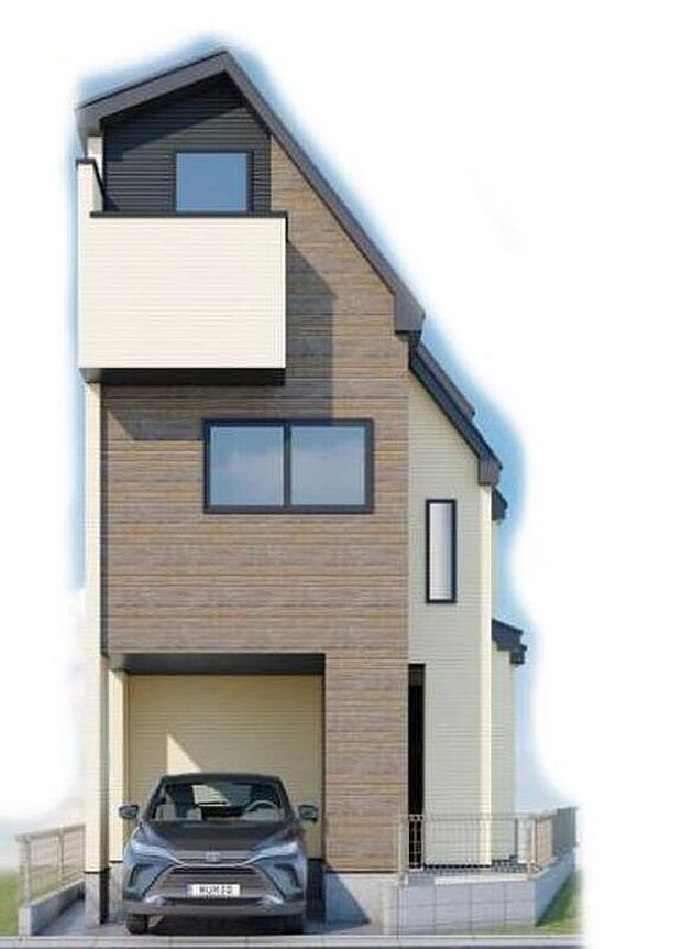 【完成予想図(外観)】閑静な住宅街は落ち着いた新生活を送るのにぴったりです♪ これだけではない魅力が、現地できっと見つかる！お問合せをお待ちしております。お問い合わせ・資料のご請求などもお気軽にどうぞ。