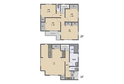 広々17帖のLDK！対面キッチンからはLDK全体を見渡せます♪全居室に収納を完備しているので、お部屋をスッキリとご使用頂けます♪南向きにバルコニーがあるので、陽当たりも良くお洗濯物も良く乾きます♪ 