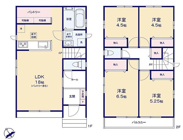 (B号棟)、価格3790万円、4LDK、土地面積103.73m2、建物面積95.83m2
