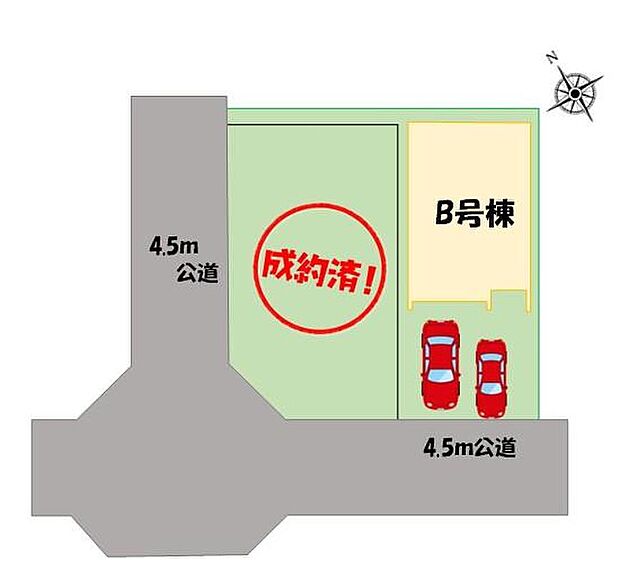 ≪全体区画図≫
■収納充実×広々LDK、家族が心地よく暮らせる住居♪
■駐車場は車種により2台可能♪共働き世帯や来客時にも安心のゆとりある住まい♪