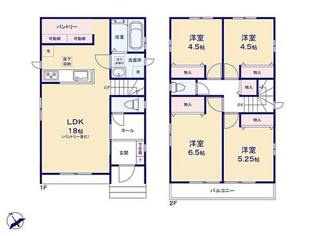 (B号棟)、価格3790万円、4LDK、土地面積105.71m2、建物面積95.83m2

