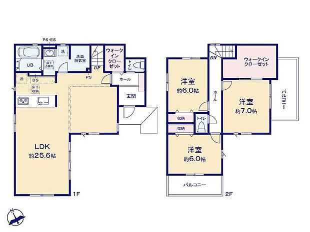 (1号棟)、価格3998万円、3LDK、土地面積133.02m2、建物面積110.33m2