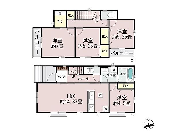 (A号棟)、価格3390万円、4LDK、土地面積99.44m2、建物面積92.12m2