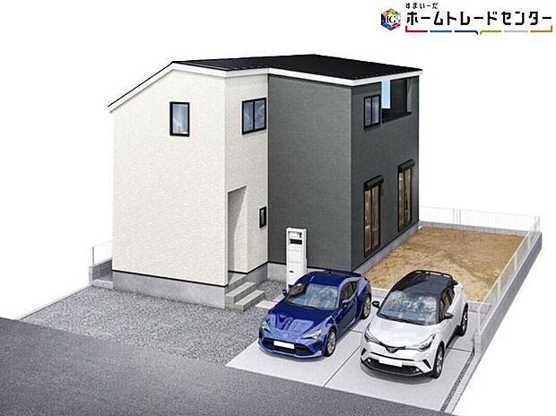 (2号棟)完成予想図 平日のお仕事帰りや休日など、ご都合に合わせてご案内可能です♪周辺環境も含めて、ぜひ現地で雰囲気をご確認ください♪※CGイメージ画像は実際とは異なる場合があります。