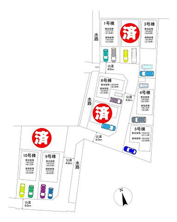 区画図です