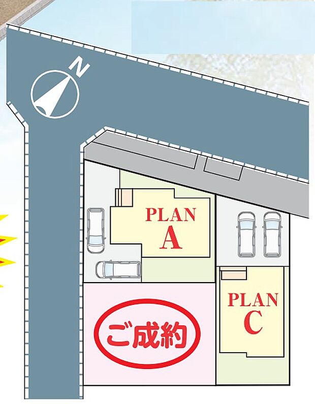 区画図です