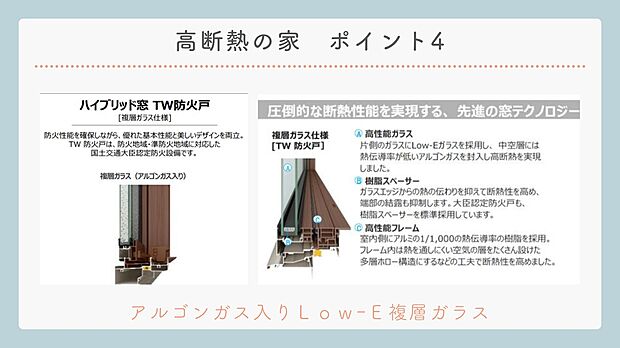 【高断熱の家】ポイント4