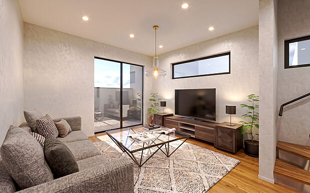 【建物参考プラン 内観パース(A)】
建物面積 86.94m2(2LDK+S)
建物価格 4000万円