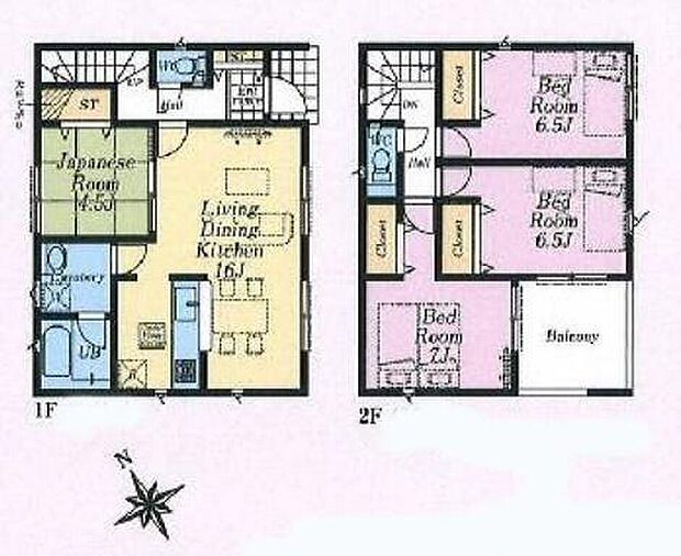 (2号棟)、価格2780万円、4LDK、土地面積146.52m2、建物面積93.15m2