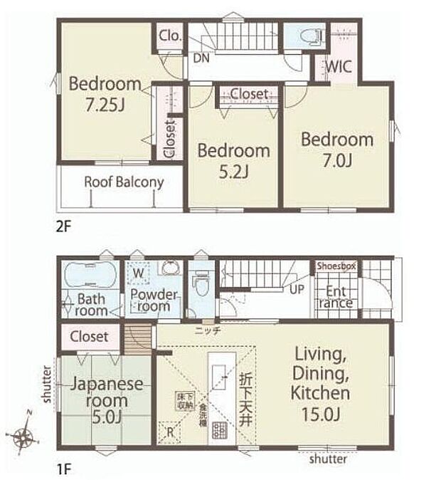 (1号棟)、価格5480万円、4LDK、土地面積122.96m2、建物面積96.05m2