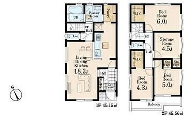 【3LDK+S】家族のコミュニケーションがさりげなく深まるリビングイン階段。窓付きで換気OKの納戸。大切に保管したい雛人形・革製品なども安心。