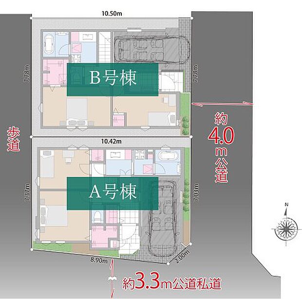 ２階建て・耐震等級3・省エネZEH