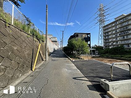 現地前面道路
