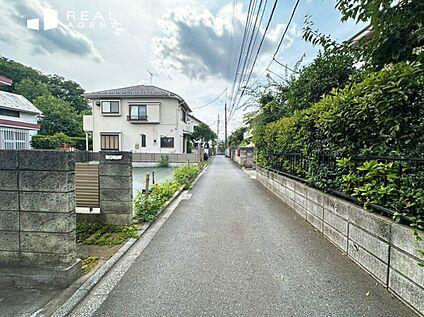 現地前面道路