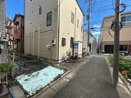 現地前面道路
