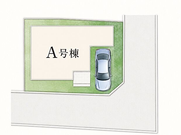 【-】区画図 駐車ラクラク角地!