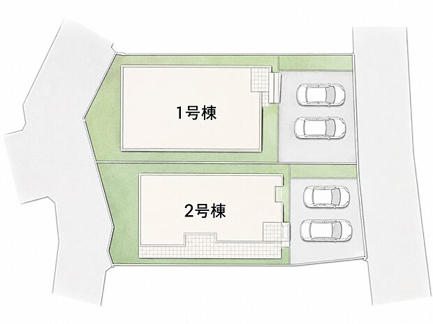 【-】車3台駐車可能!