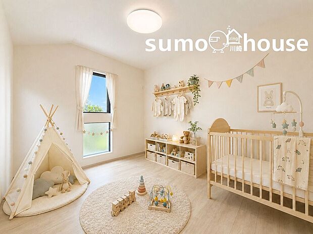 【居室】子ども部屋にもぴったりな明るい居室イメージです。（本画像はCGで作成しており、実際に現地に家具・家電はおかれておりません。また価格に家具・家電は含まれておりません）