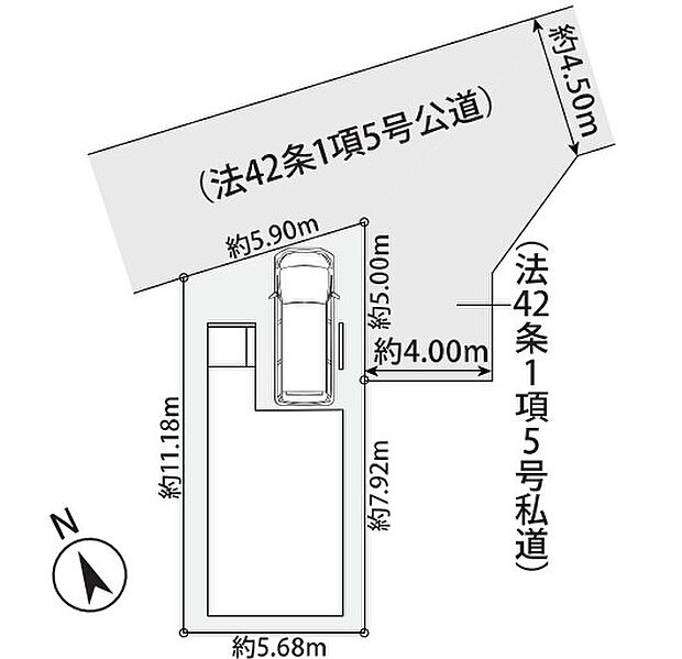 【-】車1台駐車可！ビルトインガレージ付き♪