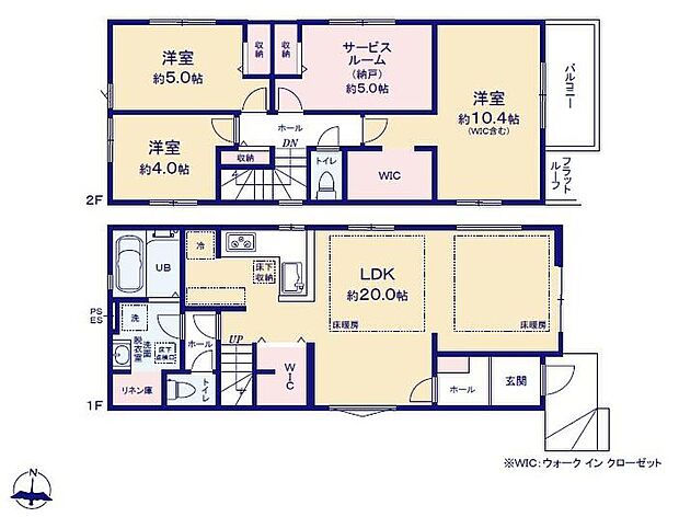 (１号棟)、価格4499万円、3LDK+S、土地面積129m2、建物面積100.81m2