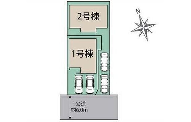 １号棟　３，８９９万円
２号棟　３，２９９万円