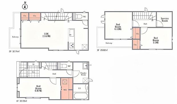 (A号棟)、価格4590万円、3LDK+S、土地面積80.56m2、建物面積100.93m2