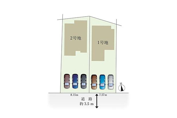 １号棟　３，２９０万円
２号棟　３，４９０万円