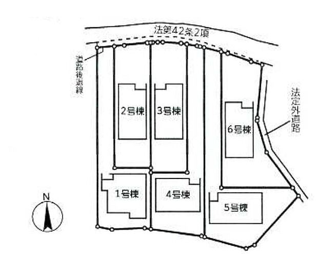 採光・収納力を考慮した個性豊かな全6棟☆
名鉄常滑線「日長」駅まで徒歩9分♪